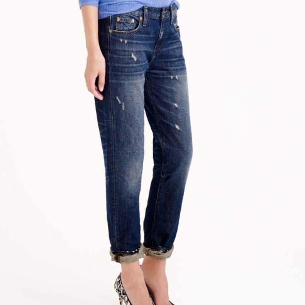 J Crew Broken In Boyfriend Jeans